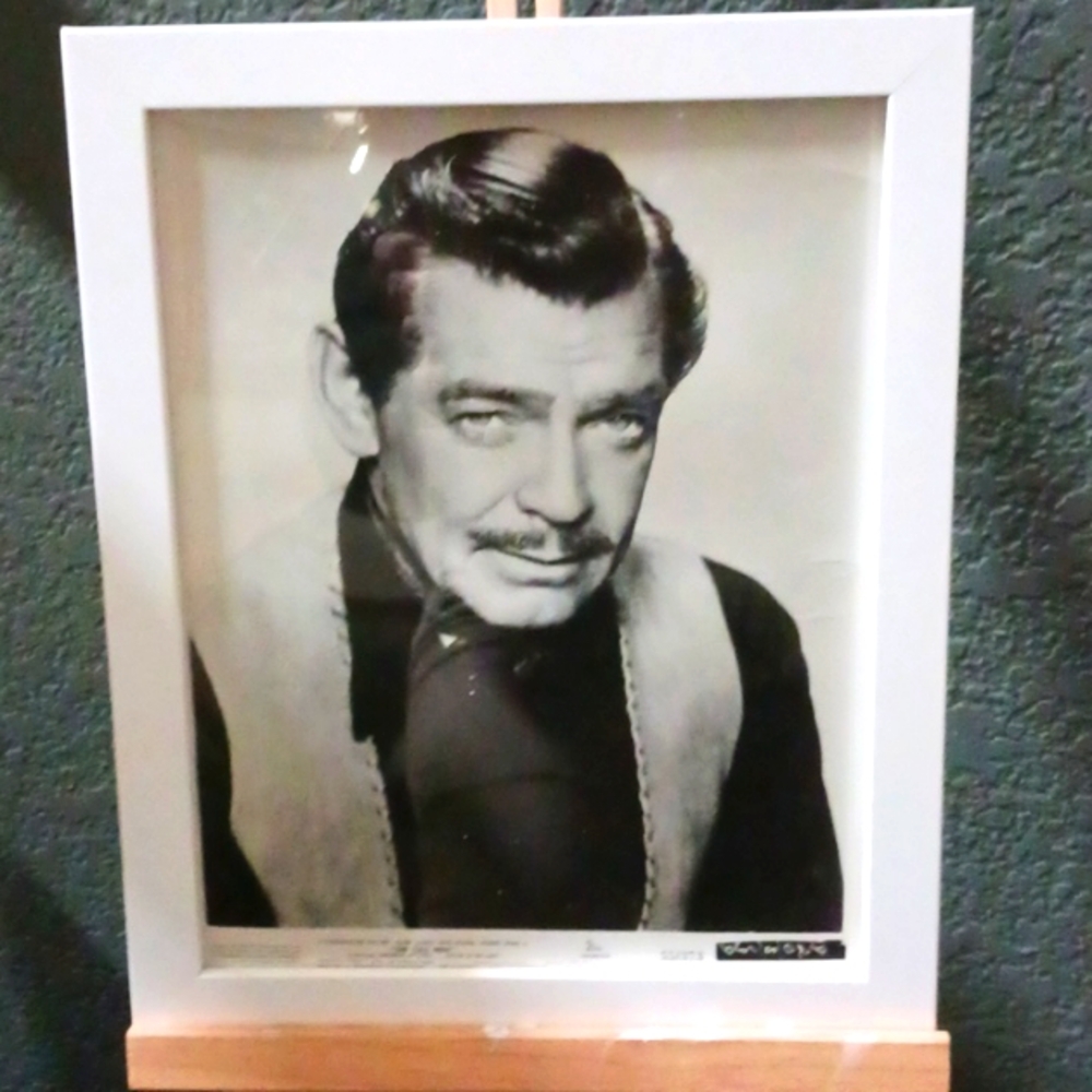 Framed original promo photo of Clark Gable